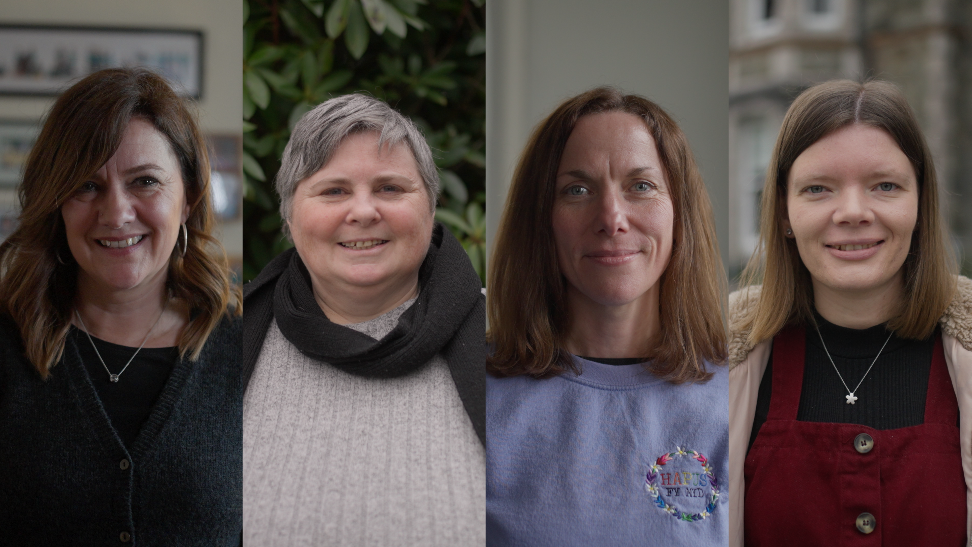 4 foster carers from Bala Gwynedd